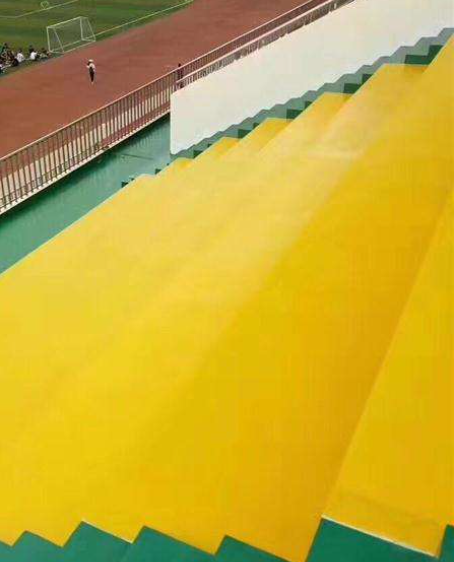 河北球场台阶翻新修补改造